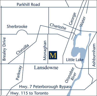 Location of the Museum in Peterborough